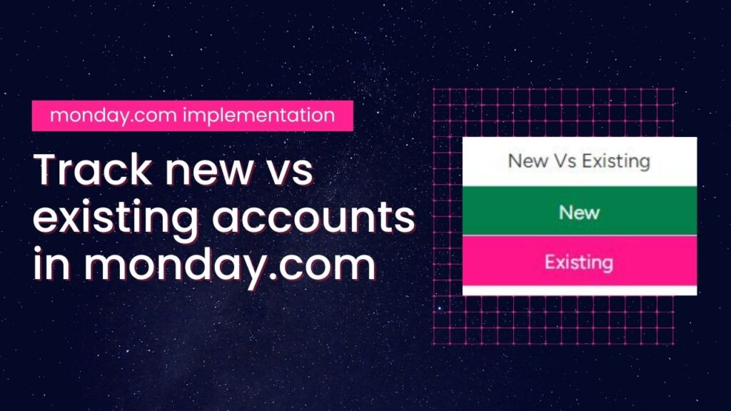 track new vs existing accounts