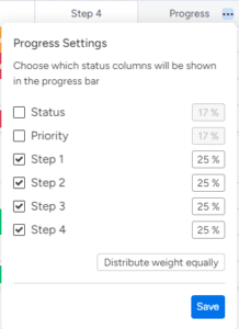 Track tasks or overall project progress using the progress tracking ...