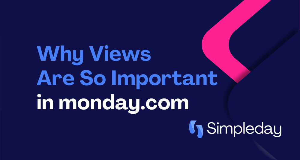 monday.com tutorials with Simple Day. Project Management. Why views are so important in monday.com