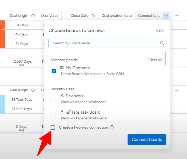 creating a 2-way connection