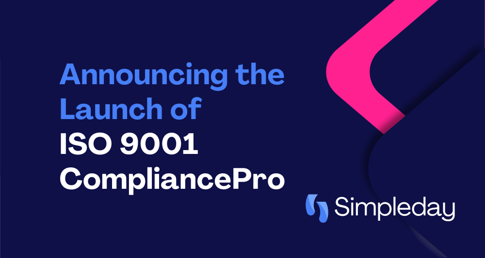 monday.com project management with Simple Day. Announcing the launch of ISO 9001 CompliancePro.