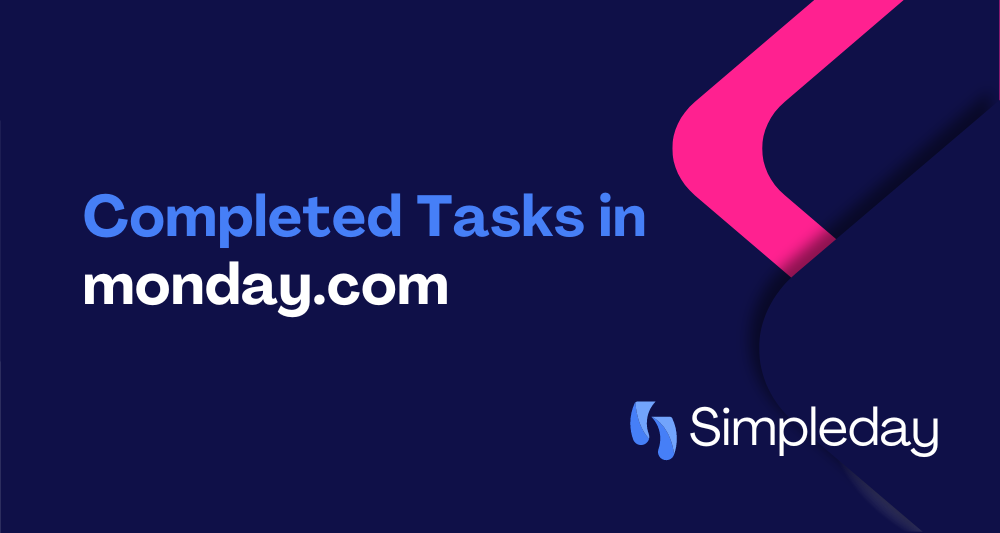 Completed Tasks in monday.com