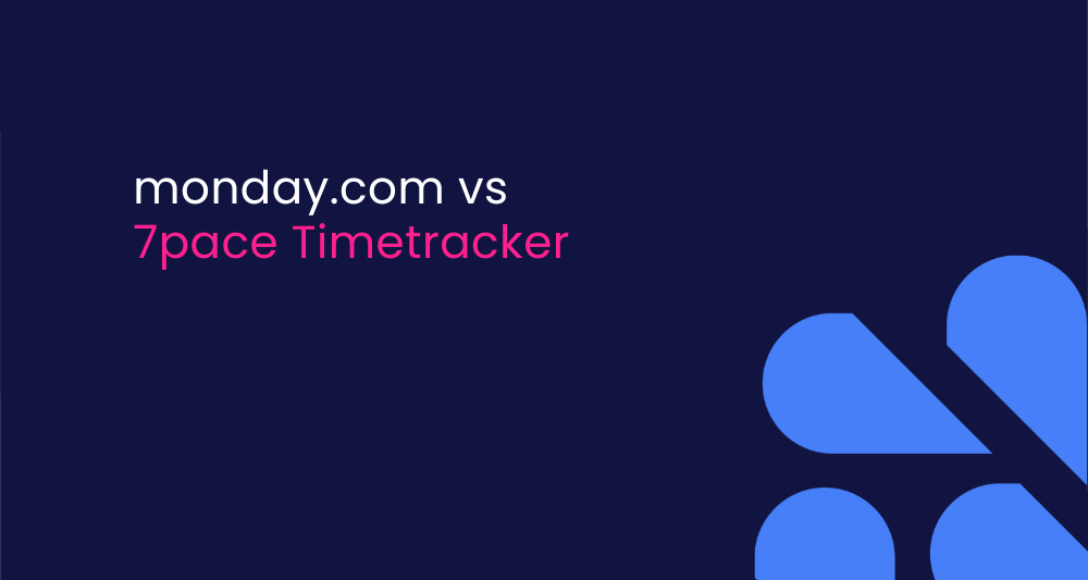 The Better Time Tracking Tool: monday.com vs 7pace Timetracker If you’re using monday.com to manage your team, you might be considering adding time tracking to keep tabs on how much time everyone is spending on tasks and projects. Monday has a built-in Time Tracking column, but there’s also the option of integrating a third-party app like 7pace Timetracker. But which one is better for your team? In this post, we’ll compare the two tools to help you make an informed decision.