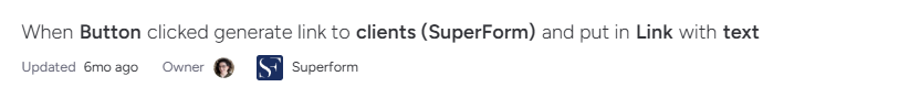 How SuperForm WorksSetting up SuperForm is straightforward and is quite similar to the monday Workforms experience.Add the SuperForm app to your desired board and create "views" for either gathering or updating information.Use the Form Settings section to configure whether form submissions should insert new information or update existing column fields.To generate custom links for individual line items, create a "link" column and configure the automation recipe included with the app. Each time the button is clicked, a unique link is generated.