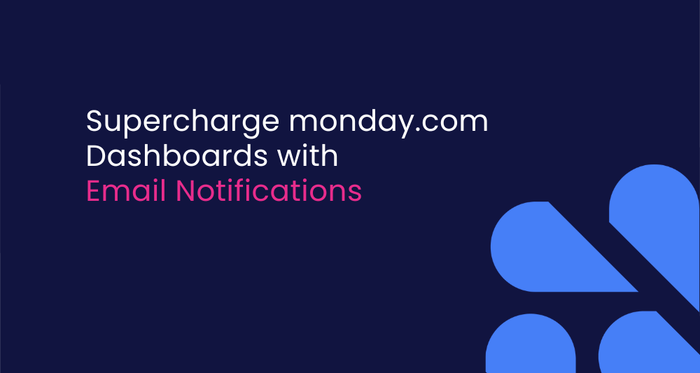 Supercharge monday.com Dashboards with Email Notifications Have you ever set up a dashboard in monday.com and then totally forgot it existed? There are many users who are just like you. They build something useful and then forget to utilize it. The good news? You don’t have to remember anymore. You can set up email reminders to check your dashboard. The notification frequency can be set to daily, weekly, or even just once a month, whatever works best for you. And the best part? Each email includes the link that takes you straight to your dashboard. In this blog post, I’ll show you exactly how to set up the reminders. The quick process makes sure you never miss the important stuff again.