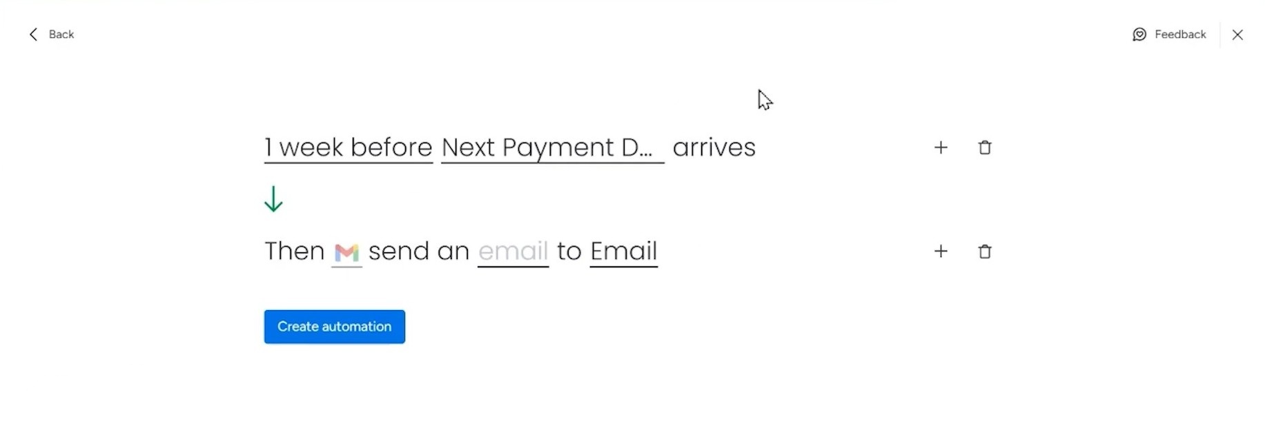 automation for payment date