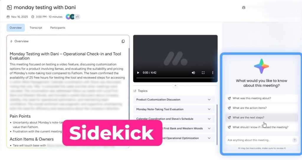 sidekick ai monday.com